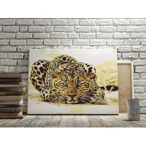 Set pictura pe numere Privire de leopard 1125