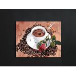 Jucarii, Copii si Bebe - Jucarii si jocuri - Jucarii & jocuri educative - Seturi pictura si desen - Set pictura pe numere I love coffe 1178, panza bumbac pe rama lemn, 90 x 120 cm - Infinity.ro