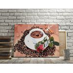 Jucarii, Copii si Bebe - Jucarii si jocuri - Jucarii & jocuri educative - Seturi pictura si desen - Set pictura pe numere I love coffe 1178, panza bumbac pe rama lemn, 90 x 120 cm - Infinity.ro