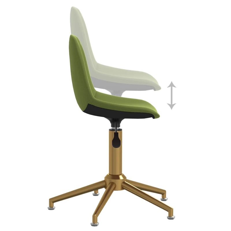 Casa si Gradina - Mobilier - Scaune si fotolii - Scaune - Scaun de bucatarie pivotant, catifea, verde deschis, model 43 - Infinity.ro