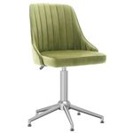 Casa si Gradina - Mobilier - Scaune si fotolii - Scaune - Scaun de bucatarie pivotant, catifea, verde deschis, model 5 - Infinity.ro