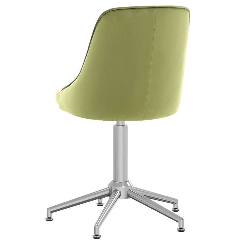 Casa si Gradina - Mobilier - Scaune si fotolii - Scaune - Scaun de bucatarie pivotant, catifea, verde deschis, model 5 - Infinity.ro