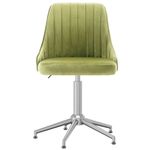 Casa si Gradina - Mobilier - Scaune si fotolii - Scaune - Scaun de bucatarie pivotant, catifea, verde deschis, model 5 - Infinity.ro