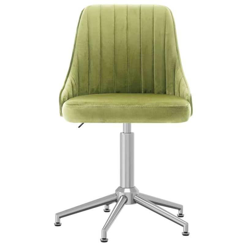 Casa si Gradina - Mobilier - Scaune si fotolii - Scaune - Scaun de bucatarie pivotant, catifea, verde deschis, model 5 - Infinity.ro