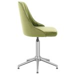 Casa si Gradina - Mobilier - Scaune si fotolii - Scaune - Scaun de bucatarie pivotant, catifea, verde deschis, model 5 - Infinity.ro
