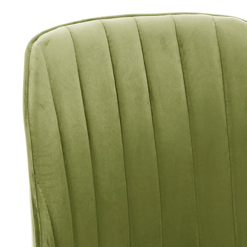 Casa si Gradina - Mobilier - Scaune si fotolii - Scaune - Scaun de bucatarie pivotant, catifea, verde deschis, model 5 - Infinity.ro