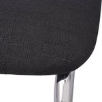 Casa si Gradina - Mobilier - Scaune si fotolii - Scaune - Scaun de bucatarie, 2 buc., material textil, negru - Infinity.ro