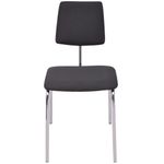 Casa si Gradina - Mobilier - Scaune si fotolii - Scaune - Scaun de bucatarie, 2 buc., material textil, negru - Infinity.ro