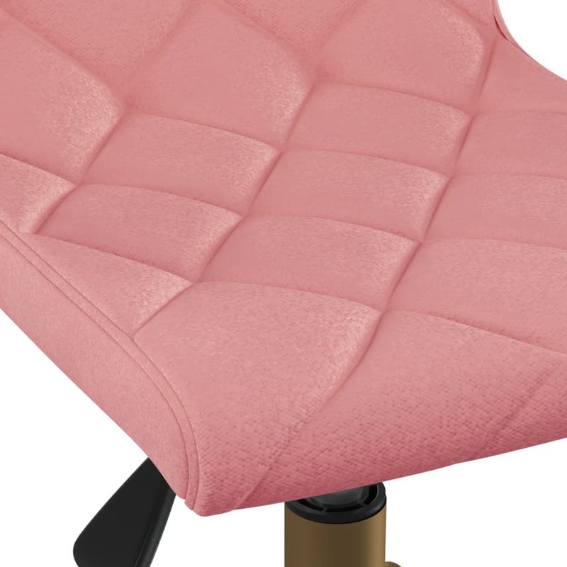 Casa si Gradina - Mobilier - Scaune si fotolii - Scaune - Scaun de bucatarie pivotant, catifea, roz, model 4 - Infinity.ro