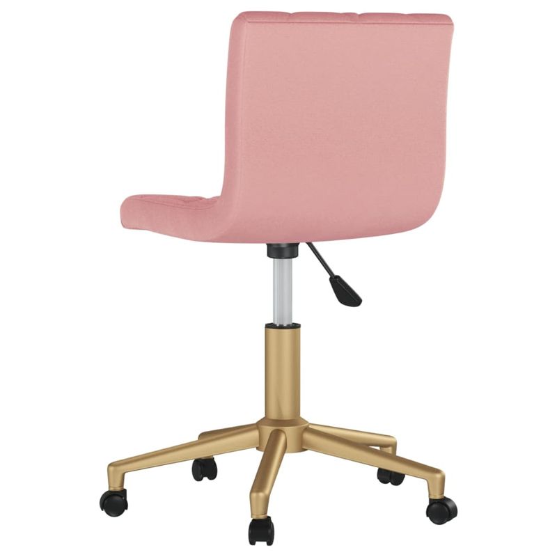 Casa si Gradina - Mobilier - Scaune si fotolii - Scaune - Scaun de bucatarie pivotant, catifea, roz, model 4 - Infinity.ro