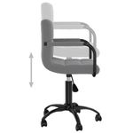 Casa si Gradina - Mobilier - Scaune si fotolii - Scaune - Scaun de bucatarie pivotant, catifea, gri inchis, model 43 - Infinity.ro