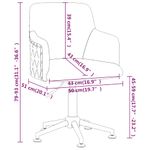 Casa si Gradina - Mobilier - Scaune si fotolii - Scaune - Scaun de bucatarie pivotant, 6 buc., catifea, gri inchis, model 1 - Infinity.ro