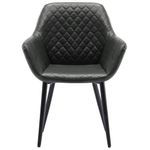 Casa si Gradina - Mobilier - Scaune si fotolii - Scaune - Scaune de bucatarie, 4 buc., piele ecologica, gri - Infinity.ro