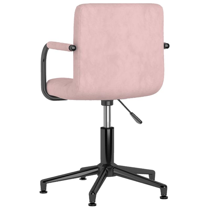 Casa si Gradina - Mobilier - Scaune si fotolii - Scaune - Scaune de masa pivotante, 2 buc., catifea, roz - Infinity.ro