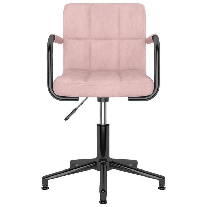 Casa si Gradina - Mobilier - Scaune si fotolii - Scaune - Scaune de masa pivotante, 2 buc., catifea, roz - Infinity.ro