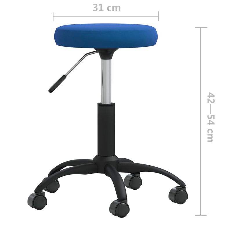 Casa si Gradina - Mobilier - Scaune si fotolii - Scaune - Scaun de bucatarie, catifea, albastru, model 3 - Infinity.ro