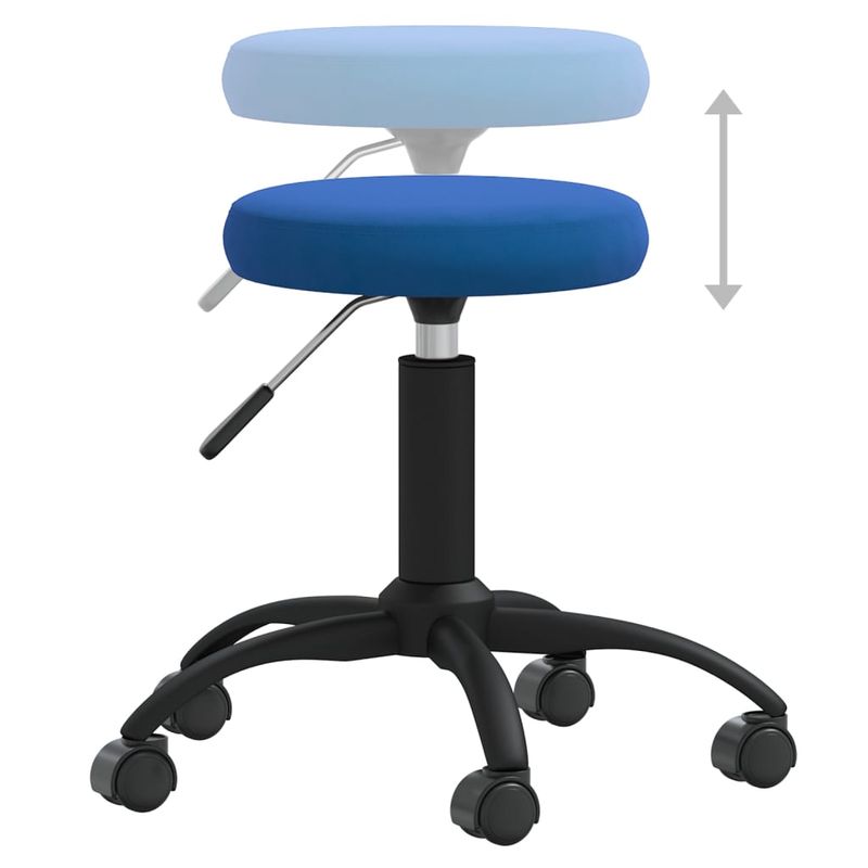 Casa si Gradina - Mobilier - Scaune si fotolii - Scaune - Scaun de bucatarie, catifea, albastru, model 3 - Infinity.ro