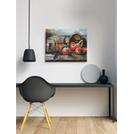 Jucarii, Copii si Bebe - Jucarii si jocuri - Jucarii & jocuri educative - Seturi pictura si desen - Set pictura pe numere Mere in cos 1388, panza bumbac pe rama lemn, 90 x 120 cm - Infinity.ro