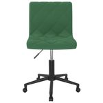 Casa si Gradina - Mobilier - Scaune si fotolii - Scaune - Scaun de bucatarie pivotant, catifea, verde inchis, model 34 - Infinity.ro