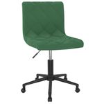 Casa si Gradina - Mobilier - Scaune si fotolii - Scaune - Scaun de bucatarie pivotant, catifea, verde inchis, model 34 - Infinity.ro