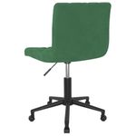 Casa si Gradina - Mobilier - Scaune si fotolii - Scaune - Scaun de bucatarie pivotant, catifea, verde inchis, model 34 - Infinity.ro