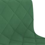 Casa si Gradina - Mobilier - Scaune si fotolii - Scaune - Scaun de bucatarie pivotant, catifea, verde inchis, model 34 - Infinity.ro