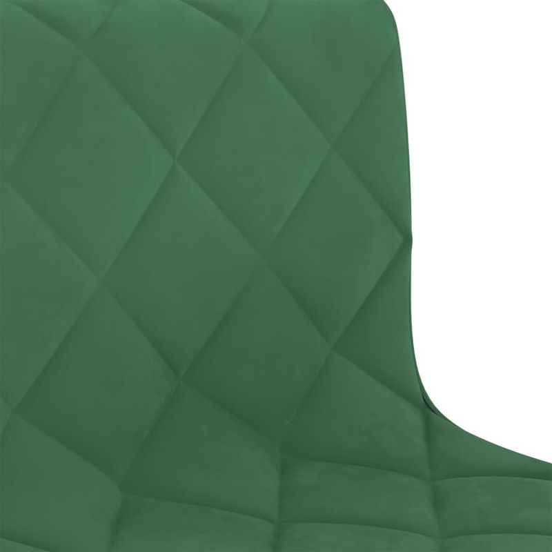 Casa si Gradina - Mobilier - Scaune si fotolii - Scaune - Scaun de bucatarie pivotant, catifea, verde inchis, model 34 - Infinity.ro