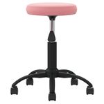 Casa si Gradina - Mobilier - Scaune si fotolii - Scaune - Scaun de bucatarie, catifea, roz, model 1 - Infinity.ro
