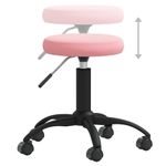 Casa si Gradina - Mobilier - Scaune si fotolii - Scaune - Scaun de bucatarie, catifea, roz, model 1 - Infinity.ro