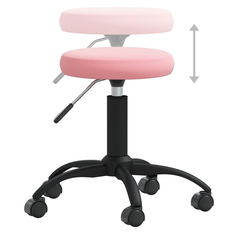 Casa si Gradina - Mobilier - Scaune si fotolii - Scaune - Scaun de bucatarie, catifea, roz, model 1 - Infinity.ro