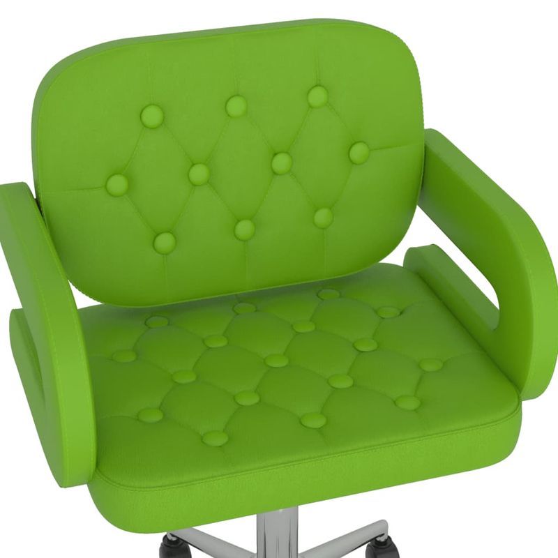 Casa si Gradina - Mobilier - Scaune si fotolii - Scaune - Scaun de bucatarie pivotant, piele ecologica, verde, model 1 - Infinity.ro