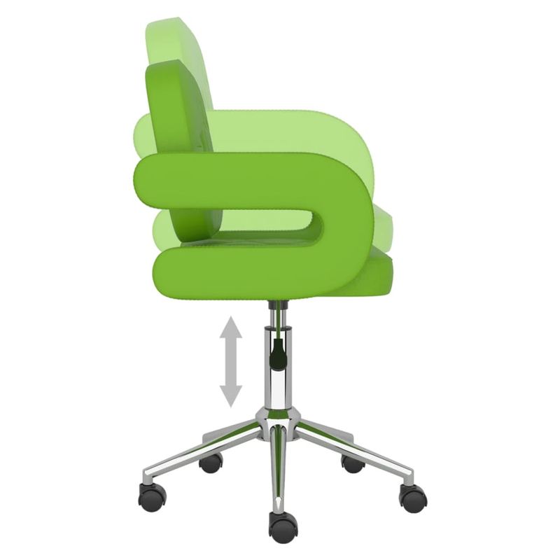 Casa si Gradina - Mobilier - Scaune si fotolii - Scaune - Scaun de bucatarie pivotant, piele ecologica, verde, model 1 - Infinity.ro