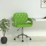 Casa si Gradina - Mobilier - Scaune si fotolii - Scaune - Scaun de bucatarie pivotant, piele ecologica, verde, model 1 - Infinity.ro