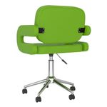 Casa si Gradina - Mobilier - Scaune si fotolii - Scaune - Scaun de bucatarie pivotant, piele ecologica, verde, model 1 - Infinity.ro