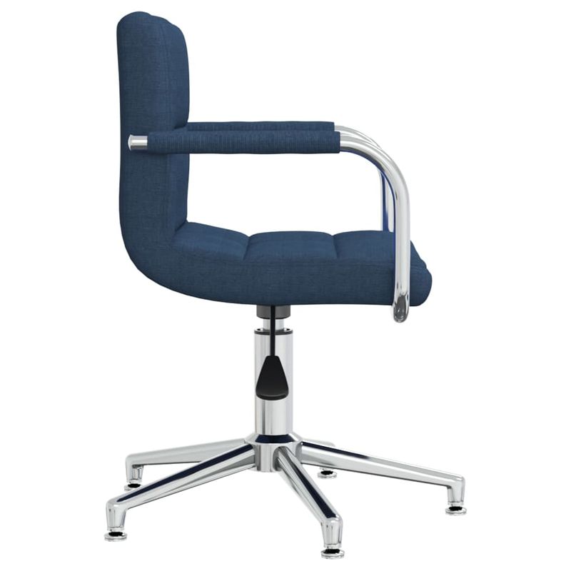 Casa si Gradina - Mobilier - Scaune si fotolii - Scaune - Scaun de bucatarie pivotant, material textil, albastru, model 5 - Infinity.ro