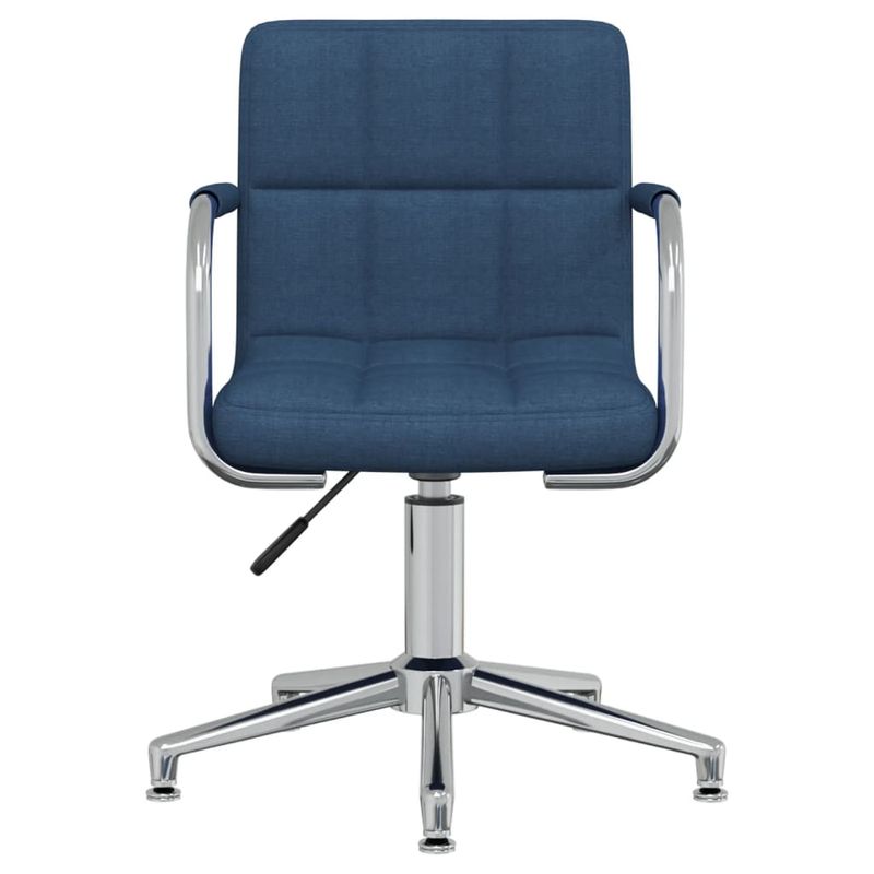 Casa si Gradina - Mobilier - Scaune si fotolii - Scaune - Scaun de bucatarie pivotant, material textil, albastru, model 5 - Infinity.ro