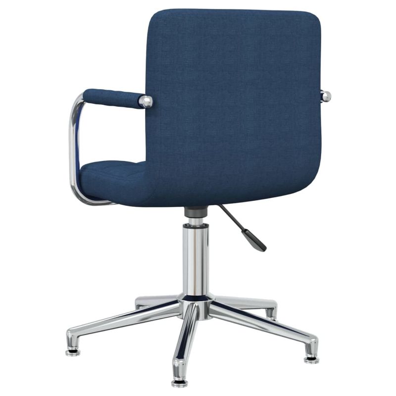 Casa si Gradina - Mobilier - Scaune si fotolii - Scaune - Scaun de bucatarie pivotant, material textil, albastru, model 5 - Infinity.ro