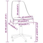Casa si Gradina - Mobilier - Scaune si fotolii - Scaune - Scaun de bucatarie pivotant, textil, galben mustar, model 2 - Infinity.ro