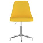 Casa si Gradina - Mobilier - Scaune si fotolii - Scaune - Scaun de bucatarie pivotant, textil, galben mustar, model 2 - Infinity.ro