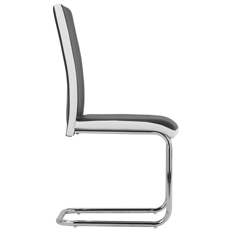 Casa si Gradina - Mobilier - Scaune si fotolii - Scaune - Scaune de bucatarie consola, 4 buc., piele ecologica, negru, model 2 - Infinity.ro
