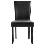 Casa si Gradina - Mobilier - Scaune si fotolii - Scaune - Scaune de bucatarie, 6 buc., piele ecologica, negru - Infinity.ro