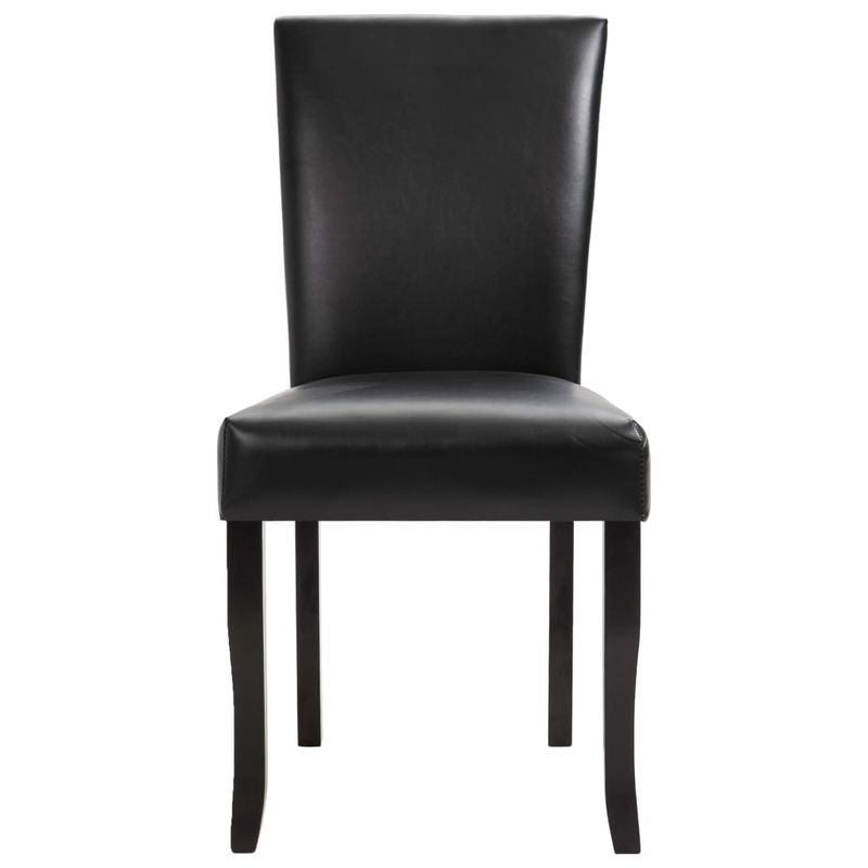 Casa si Gradina - Mobilier - Scaune si fotolii - Scaune - Scaune de bucatarie, 6 buc., piele ecologica, negru - Infinity.ro