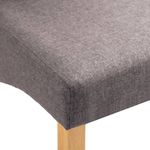 Casa si Gradina - Mobilier - Scaune si fotolii - Scaune - Scaune de bucatarie, 6 buc., material textil, gri taupe - Infinity.ro