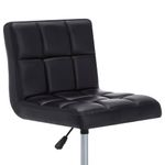 Casa si Gradina - Mobilier - Scaune si fotolii - Scaune - Scaune de bucatarie pivotante, 6 buc, piele ecologica, negru - Infinity.ro