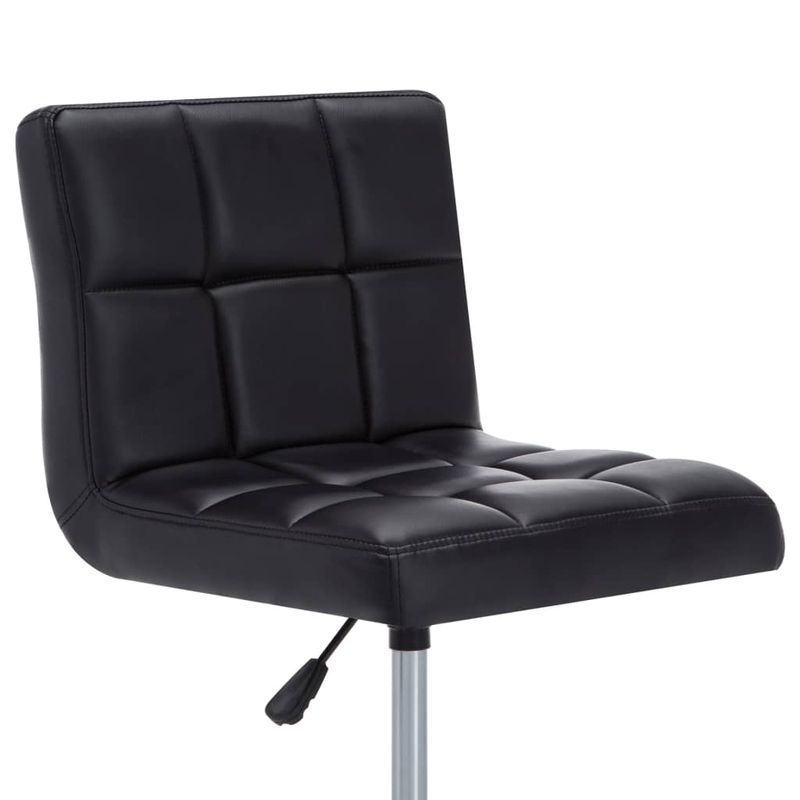 Casa si Gradina - Mobilier - Scaune si fotolii - Scaune - Scaune de bucatarie pivotante, 6 buc, piele ecologica, negru - Infinity.ro