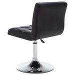 Casa si Gradina - Mobilier - Scaune si fotolii - Scaune - Scaune de bucatarie pivotante, 6 buc, piele ecologica, negru - Infinity.ro
