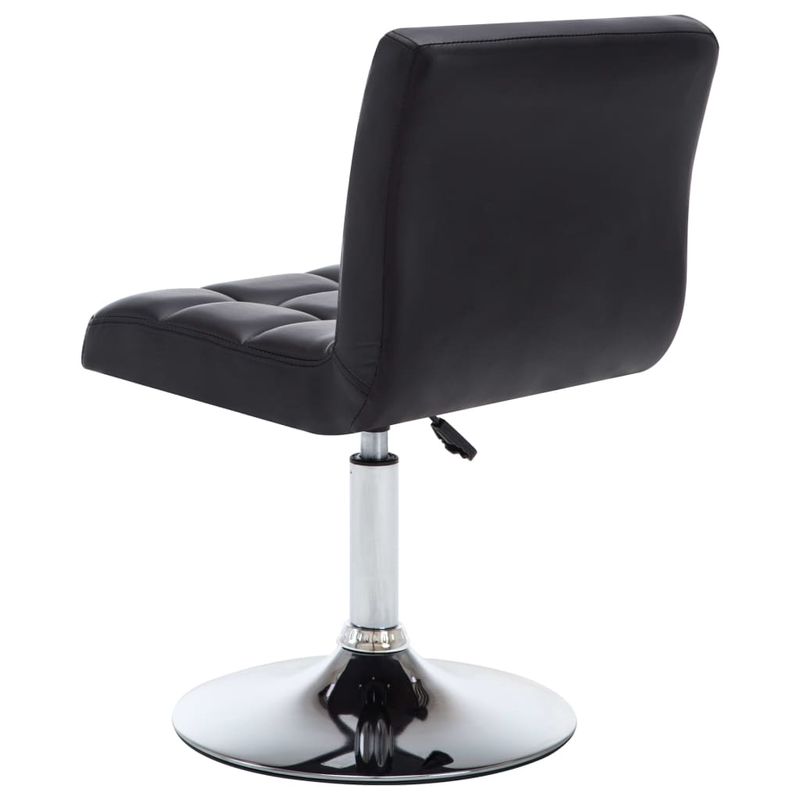 Casa si Gradina - Mobilier - Scaune si fotolii - Scaune - Scaune de bucatarie pivotante, 6 buc, piele ecologica, negru - Infinity.ro