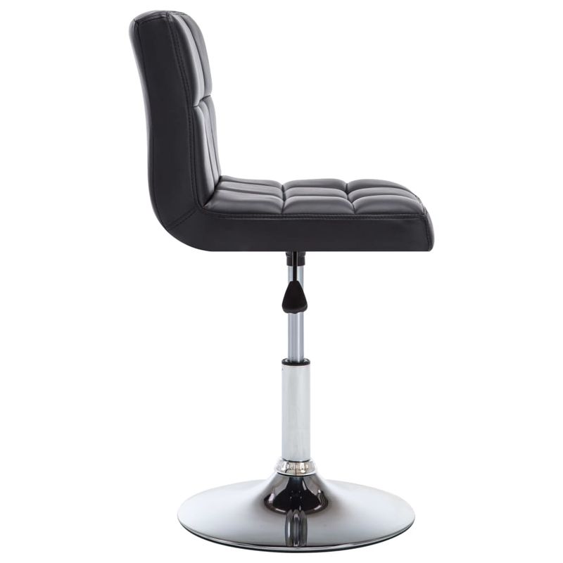 Casa si Gradina - Mobilier - Scaune si fotolii - Scaune - Scaune de bucatarie pivotante, 6 buc, piele ecologica, negru - Infinity.ro