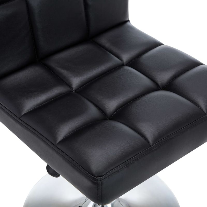 Casa si Gradina - Mobilier - Scaune si fotolii - Scaune - Scaune de bucatarie pivotante, 6 buc, piele ecologica, negru - Infinity.ro