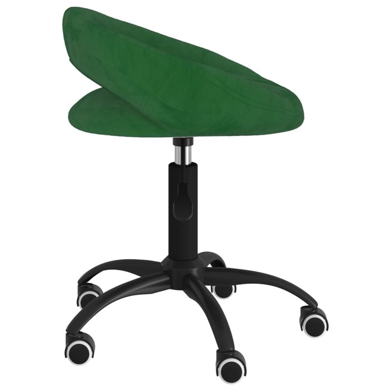 Casa si Gradina - Mobilier - Scaune si fotolii - Scaune - Scaune de bucatarie pivotante, 2 buc., catifea, verde inchis, model 5 - Infinity.ro